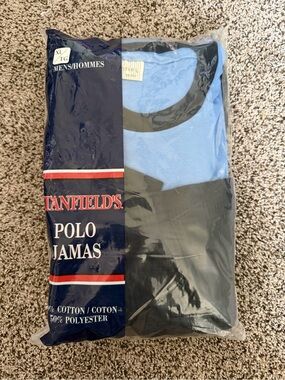 Vintage Polo Pajama Set Stanfield’s Large Made in Canada Deadstock Sealed